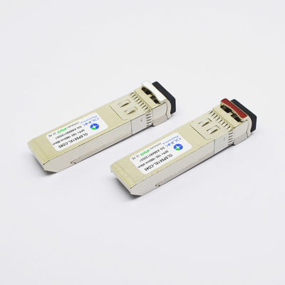 MSA Compliant ZR 10G SFP+ Fiber Transceiver 100km Single Mode Fiber