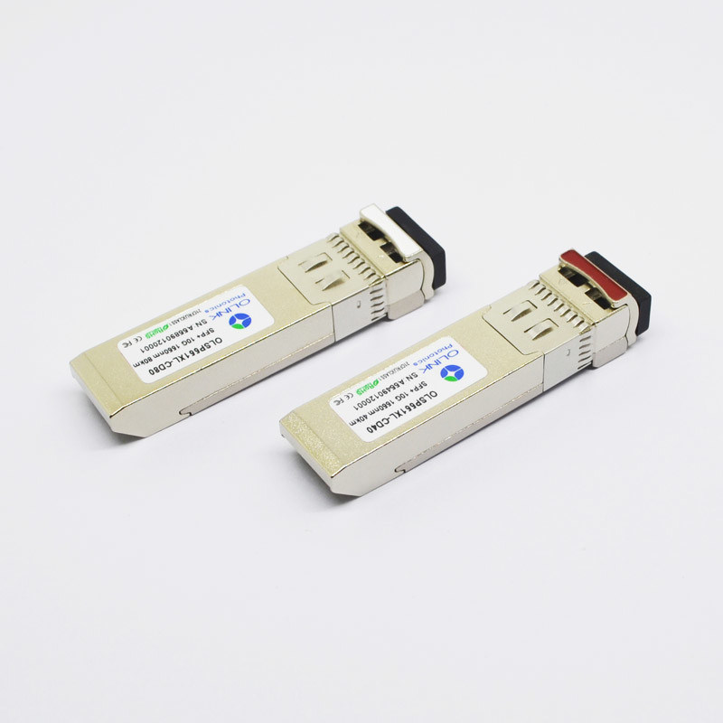 MSA Compliant ZR 10G SFP+ Fiber Transceiver 100km Single Mode Fiber